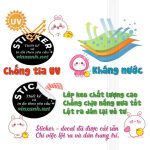 Poster decal BÁNH MÌ ỐP LA trang trí quán nước, dán tường, tủ kính,cao cấp chống nước- A4 cắt sẵn chỉ cần lột dán - Ảnh 7