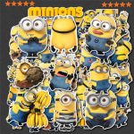 15 miếng Sticker Minion Cute Dán Nón Bảo Hiểm , Dán Laptop , Dán Vali , Dán Điện Thoại , Dán Máy Tính Chống Thấm Nước - Ảnh 3