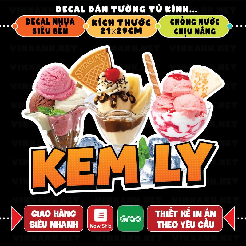 1ac65d03210e41589d91d9f14cd67dbbtplv-o3syd03w52-origin-jpeg.jpeg Decal KEM LY poster trang trí quán nước, dán tường, tủ kính, xe đẩy, chống nước, đã cắt bế sẵn khổ A4 Decor Đồng - Ảnh 1