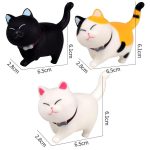 HÀNG CÓ SẴN-Mô hình mèo cute bộ 3 con trang trí PC, bàn học cực cute hột me Decor Decor Phòng - Ảnh 4