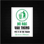 Decal Cấm Hút Thuốc,Sticker Biển Báo Không Hút Thuốc, bỏ rác vào thùng, dùng ch0 Công Ty, Nơi Công Cộng, Chống thấm nước - Ảnh 4