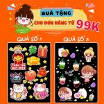 Decal TRÀ TRÁI CÂY NHIỆT ĐỚI trang trí quán nước, dán tường, tủ kiếng chống nước, đã cắt bế sẵn khổ A4 - Ảnh 4