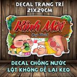Decal BÁN VÌ ĐAM MÊ dán trang trí tường, chống nước không bay màu,dán tủ, decal dán kính,xe đẩy,laptop...-cắt bế sẵn Decor Đồng - Ảnh 4