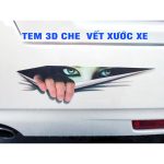 Decal tem dán xe máy oto 3D che vết xước, chống nước, chống bay màu, 29cm - Ảnh 7