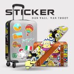 15 miếng Sticker Minion Cute Dán Nón Bảo Hiểm , Dán Laptop , Dán Vali , Dán Điện Thoại , Dán Máy Tính Chống Thấm Nước - Ảnh 5