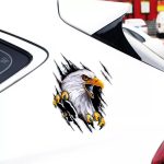 Decal tem dán Xe máy,tường,tủ,kính 15x20cm che vết xước chống nước chịu nắng hình đại bàng trang trí Nhãn Dán Sticker - Ảnh 6