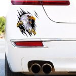 Decal tem dán Xe máy,tường,tủ,kính 15x20cm che vết xước chống nước chịu nắng hình đại bàng trang trí Nhãn Dán Sticker - Ảnh 7