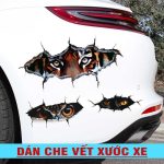 Decal Cao Cấp Tem Sticker Dán Trang Trí Xe Máy, ôtô Xe Điện, Laptop  Chất Liệu PVC 5 Lớp Chống Nước, Chống Bay Màu 18cm