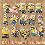 15 miếng Sticker Minion Cute Dán Nón Bảo Hiểm , Dán Laptop , Dán Vali , Dán Điện Thoại , Dán Máy Tính Chống Thấm Nước - Ảnh 8