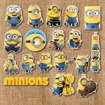 15 miếng Sticker Minion Cute Dán Nón Bảo Hiểm , Dán Laptop , Dán Vali , Dán Điện Thoại , Dán Máy Tính Chống Thấm Nước - Ảnh 9
