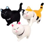 HÀNG CÓ SẴN-Mô hình mèo cute bộ 3 con trang trí PC, bàn học cực cute hột me Decor Decor Phòng - Ảnh 2