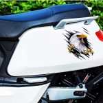 Decal tem dán Xe máy,tường,tủ,kính 15x20cm che vết xước chống nước chịu nắng hình đại bàng trang trí Nhãn Dán Sticker - Ảnh 5