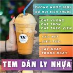 HỎA TỐC In tem nhãn giấy, sticker, decal trong, decal nhựa chống nước CÓ NHẬN SỐ LƯỢNG ÍT, hỗ trợ thiết kế theo yêu cầu