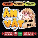 Decal BÁN VÌ ĐAM MÊ dán trang trí tường, chống nước không bay màu,dán tủ, decal dán kính,xe đẩy,laptop...-cắt bế sẵn Decor Đồng - Ảnh 2