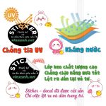 Decal KEM LY poster trang trí quán nước, dán tường, tủ kính, xe đẩy, chống nước, đã cắt bế sẵn khổ A4 Decor Đồng - Ảnh 9