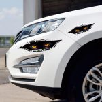 Decal tem dán xe máy oto 3D che vết xước, chống nước, chống bay màu, 29cm