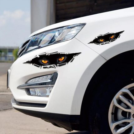 Decal tem dán xe máy oto 3D che vết xước, chống nước, chống bay màu, 29cm