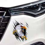 Decal tem dán Xe máy,tường,tủ,kính 15x20cm che vết xước chống nước chịu nắng hình đại bàng trang trí Nhãn Dán Sticker - Ảnh 4