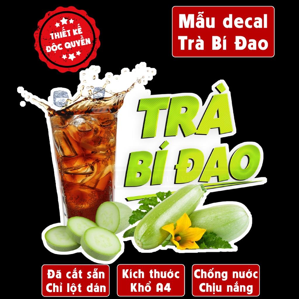 f0392365adbd48cd807941d9fe7d28e3tplv-o3syd03w52-origin-jpeg.jpeg Poster decal TRÀ BÍ ĐAO trang trí quán nước,xe đẩy,dán tường,tủ kính 2022 HOTTREN chống nước- A4 cắt sẵn chỉ cần lột dán - Ảnh 1